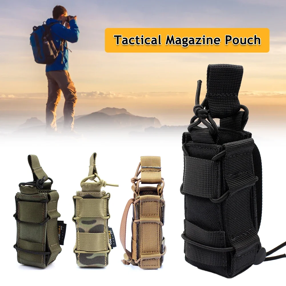 

Тактическая Сумка для магазина, мягкая одинарная сумка для пистолета, фонарика, держатель для фонарика, чехол для охотничьего ножа
