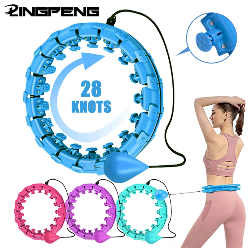 Fitness Exercise Hoops for Abdominal Reduction, Special Weighted Waist Slimming and Abdominal Tightening Fitness Equipment