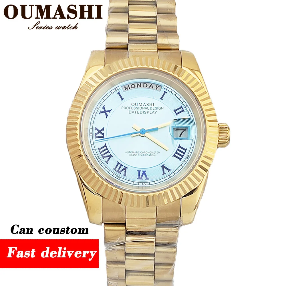 8285 watch 39mm Men's watch Stainless steel waterproof Mechanical watch 8285 Automatic movement Sapphire crystal luxury watch