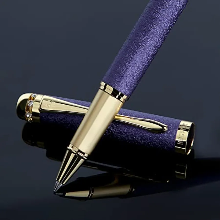 

Rollerball Liquid Ink Pens, Best Luxury Ball Pen Gift Set for Women, Ink Fancy Pen Refillable for Executive Office, Professiona