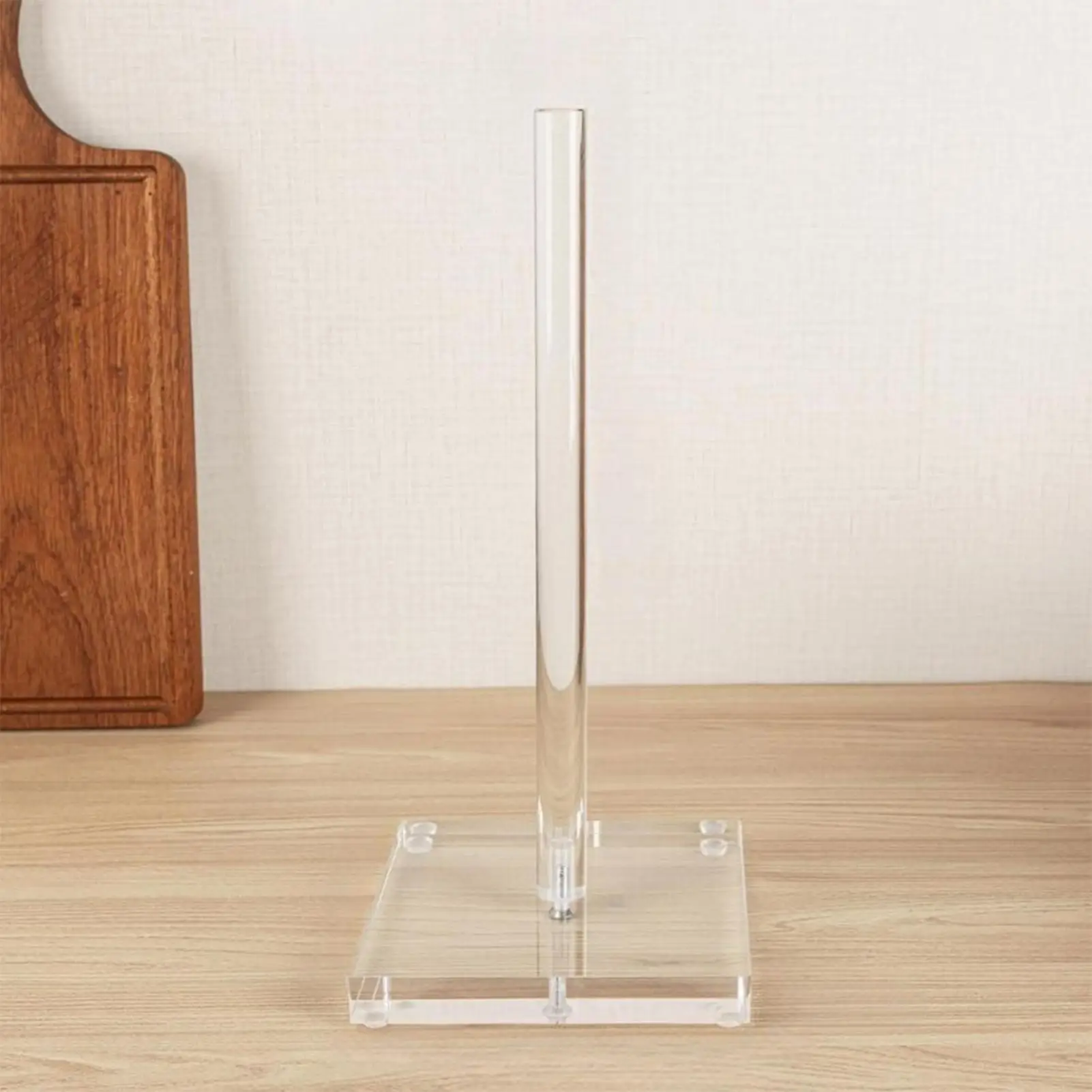 

Paper Towel Holder Acrylic Tissue Roll Organizer Paper Towel Holder for Toilet Pantry Desk Apartment Nursery Cabinet