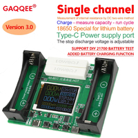 18650/21700 Lithium Battery Capacity Tester Module Type-C LCD Digital Display Measurement Power Test Detector 11-step Adjustable