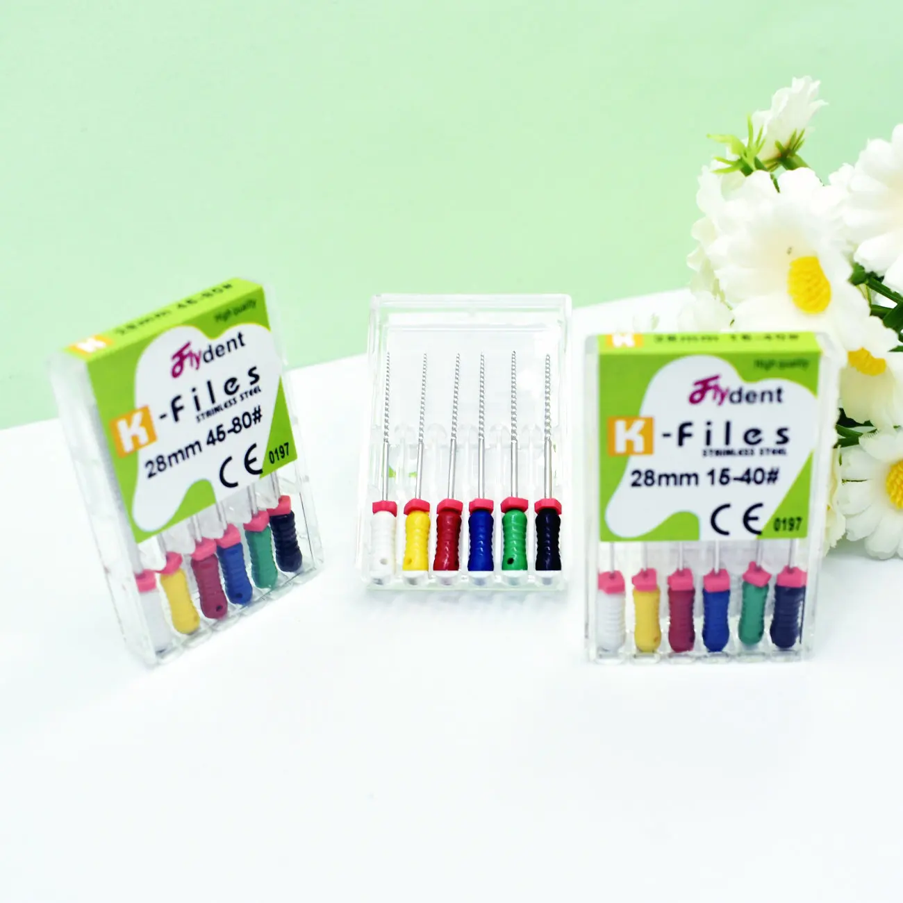 

Стоматологические K-файлы из нержавеющей стали, 28 мм, эндодонтические инструменты, ручная чистка корней, стоматология