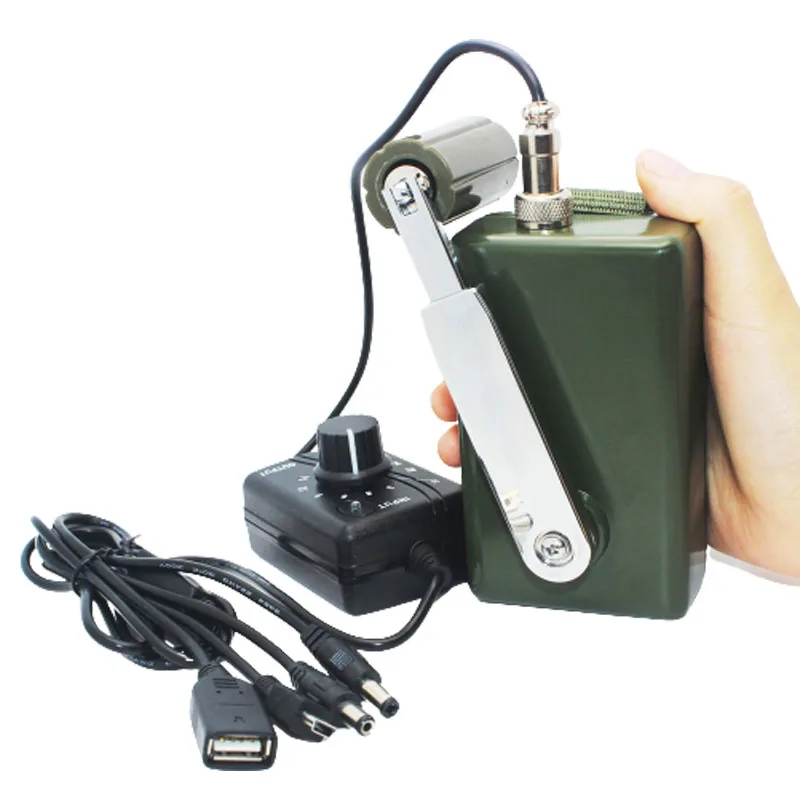 30W Hand Crank Generator Shockproof Hand Crank Generator For Computer/Small Laptop/Shortwave Radio/Regular Cell Phone