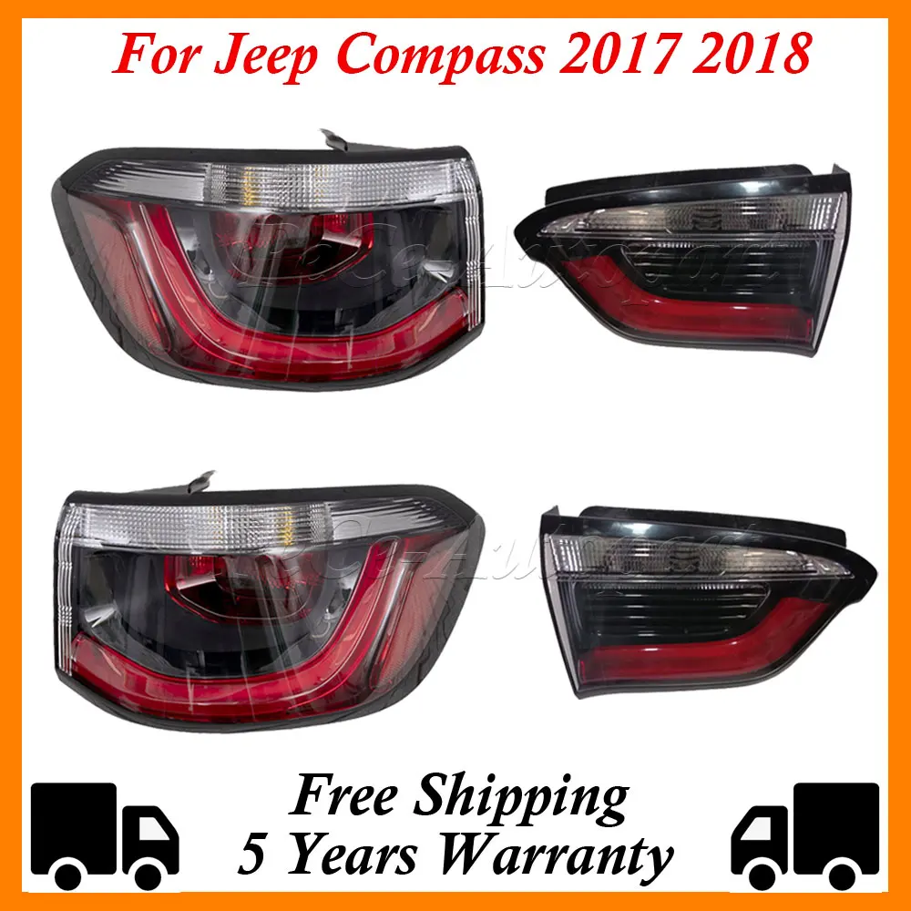 

LED Rear Light Tail Lamp Assembly Turn Signal For Jeep Compass 2017 2018 2019 55112682AA 55112683AA 55112684AA 55112685AA
