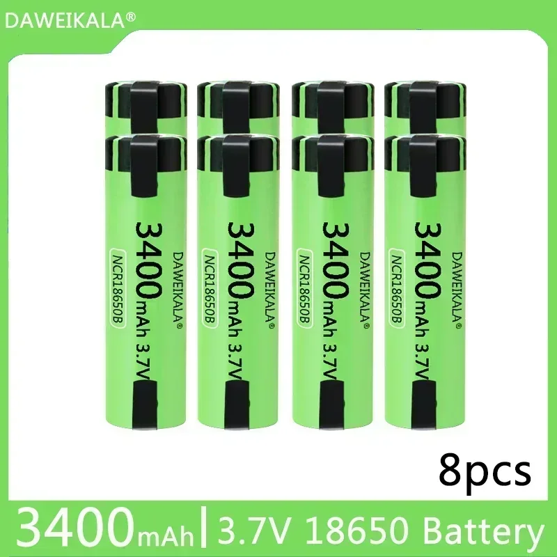 Daweikala 100%Batería recargable NCR18650B de iones de litio, Original,3.7V 3400 mAh,descarga Envío Gratis, novedad de