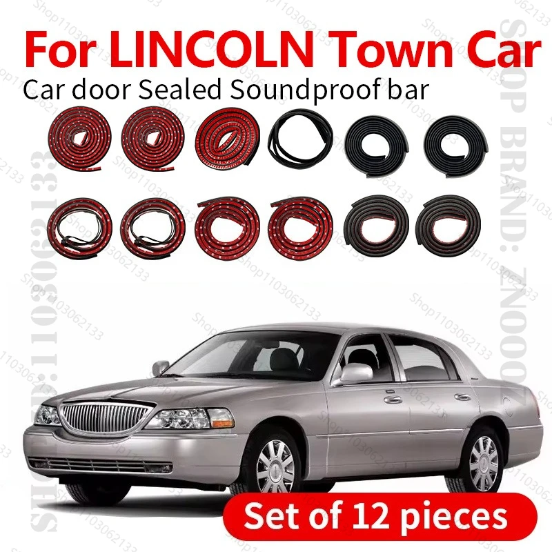

Для LINCOLN Town Car FN168 Уплотнительная лента для двери автомобиля Резиновая двухслойная уплотнительная лента Звукоизоляционная пылезащитная уплотнительная лента 12 шт. Набор