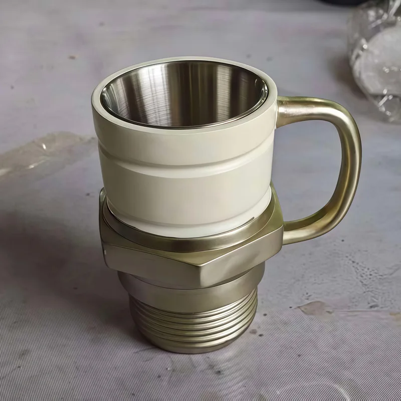 Spark plug mug home office desktop mechanical wind resin ornament