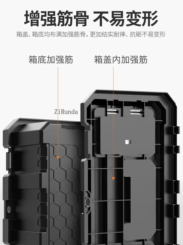 ~Hardware Toolbox Storage Box Household Large Industrial Grade Portable Multifunctional Electrical Finishing Box