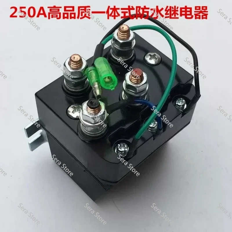 DC Motor 250A 450A 12000 Pounds Electric Winch Controller Electromagnetic Relay Pure Copper