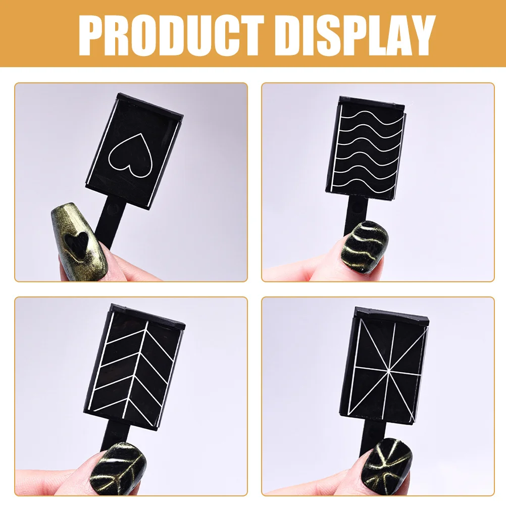 5 stuks Cat Eye nagelmagneten voor gellak Professionele manicure magnetische gereedschapsset Nagellakkit Cat Eye magneten voor nagels