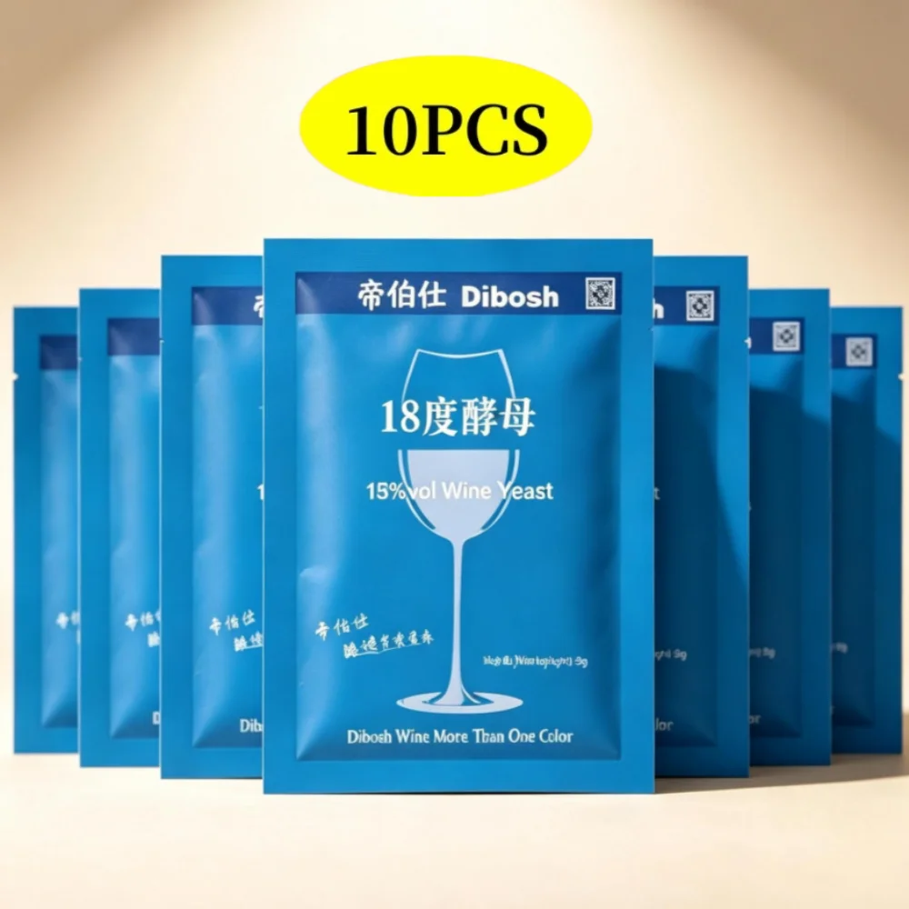 10pcs Aluminum Bag Used to Pack Wine Yeast 5g of 18%