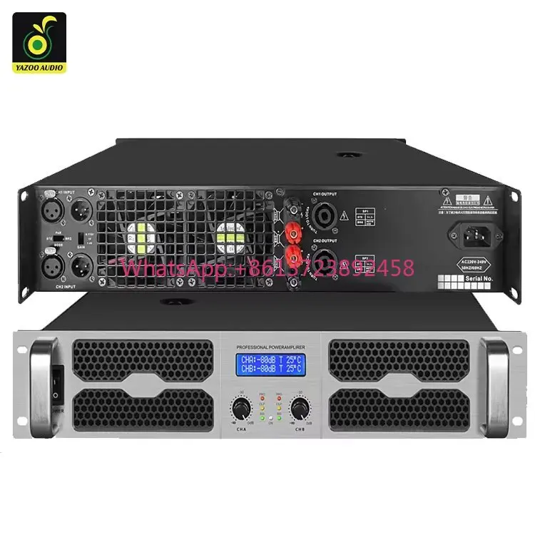 OEM Factory Professional 2*1200W LV1200 Class H Amplifier Superior Sound Amplification for Events and Speaker Applications