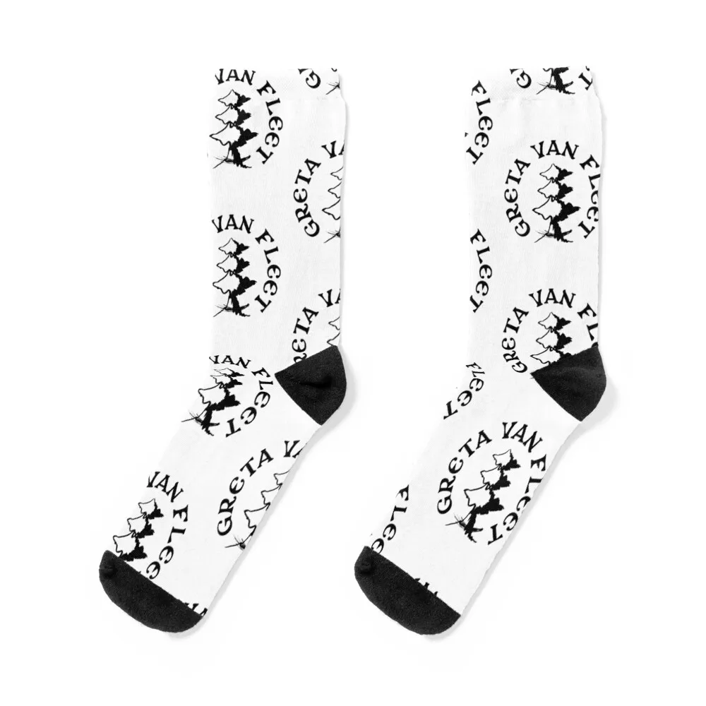 

Greta Van Fleet Tree Socks Novelties set moving stockings designer brand Socks Women Men's