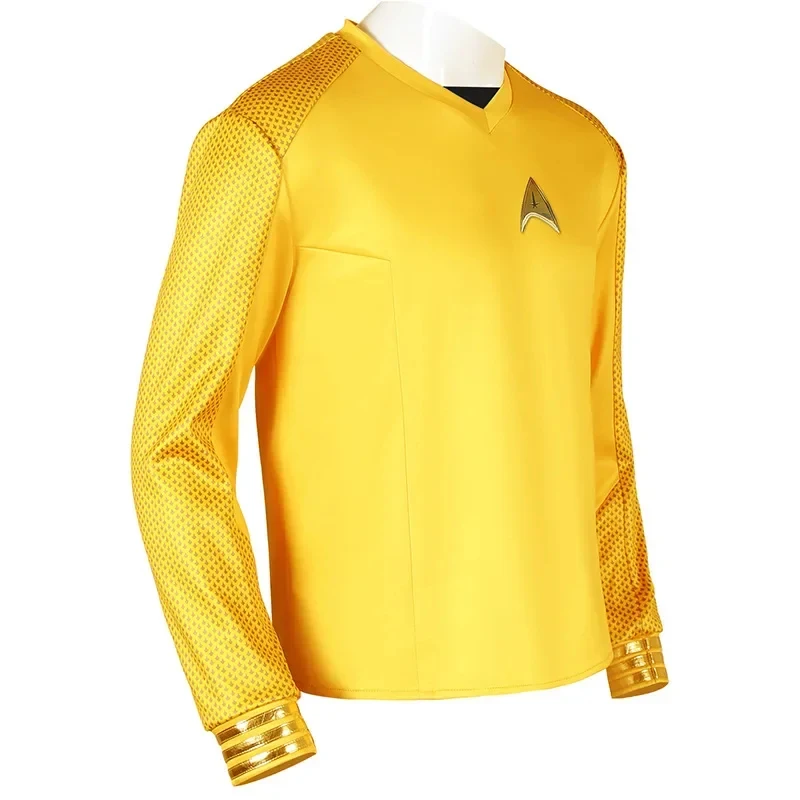 Disfraz de Cosplay de Star Trek Generations 2026, Abrigo del Capitán Christopher Pike de Strange New Worlds, Camisa, Uniforme, Disfraz para Fiesta, Carnaval, MAMEP