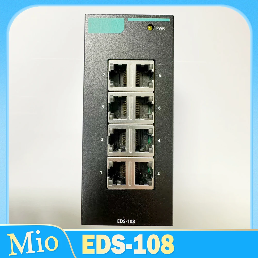 8-port unmanaged industrial Ethernet switch For MOXA EDS-108