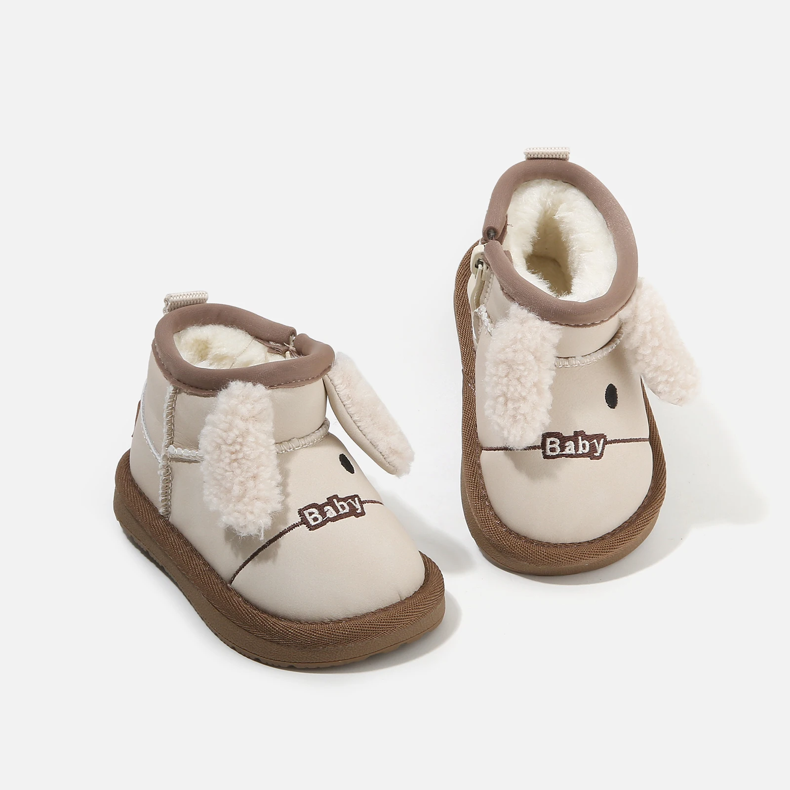 2025-winter-new-style-high-top-rabbit-themed-toddler-shoes-for-girls-fleece-lined-toddler-walking-shoes