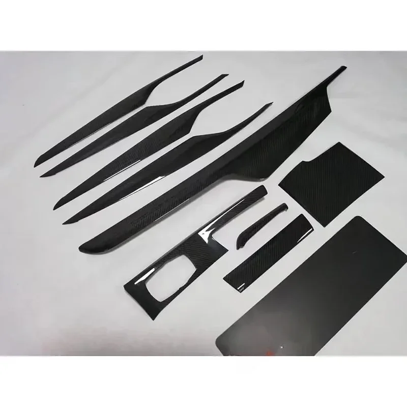 High Quality Stick On Style Dry Carbon Fiber Interior Trims For F90 M5