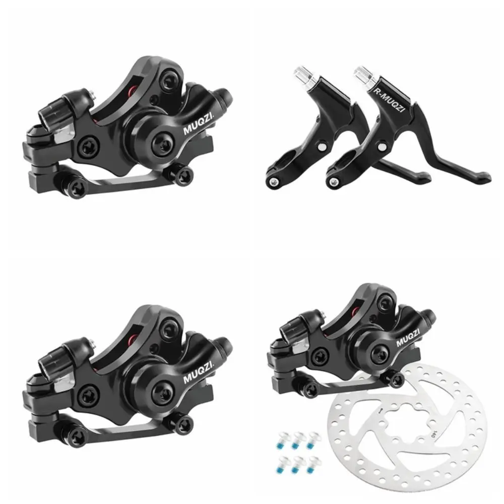 1 Set Strong Braking Force Bicycle Disc Brake Handle Rebound Sensitivity Corrosion Prevention Heat Dissipation