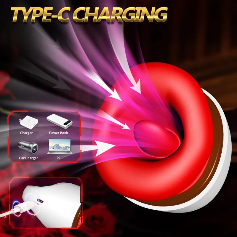 هزاز مص قوي للأدوات المثيرة الخاصة آريس لعق اللسان البظر الحلمة البظر منتجات مص للفتيات QINYU #2