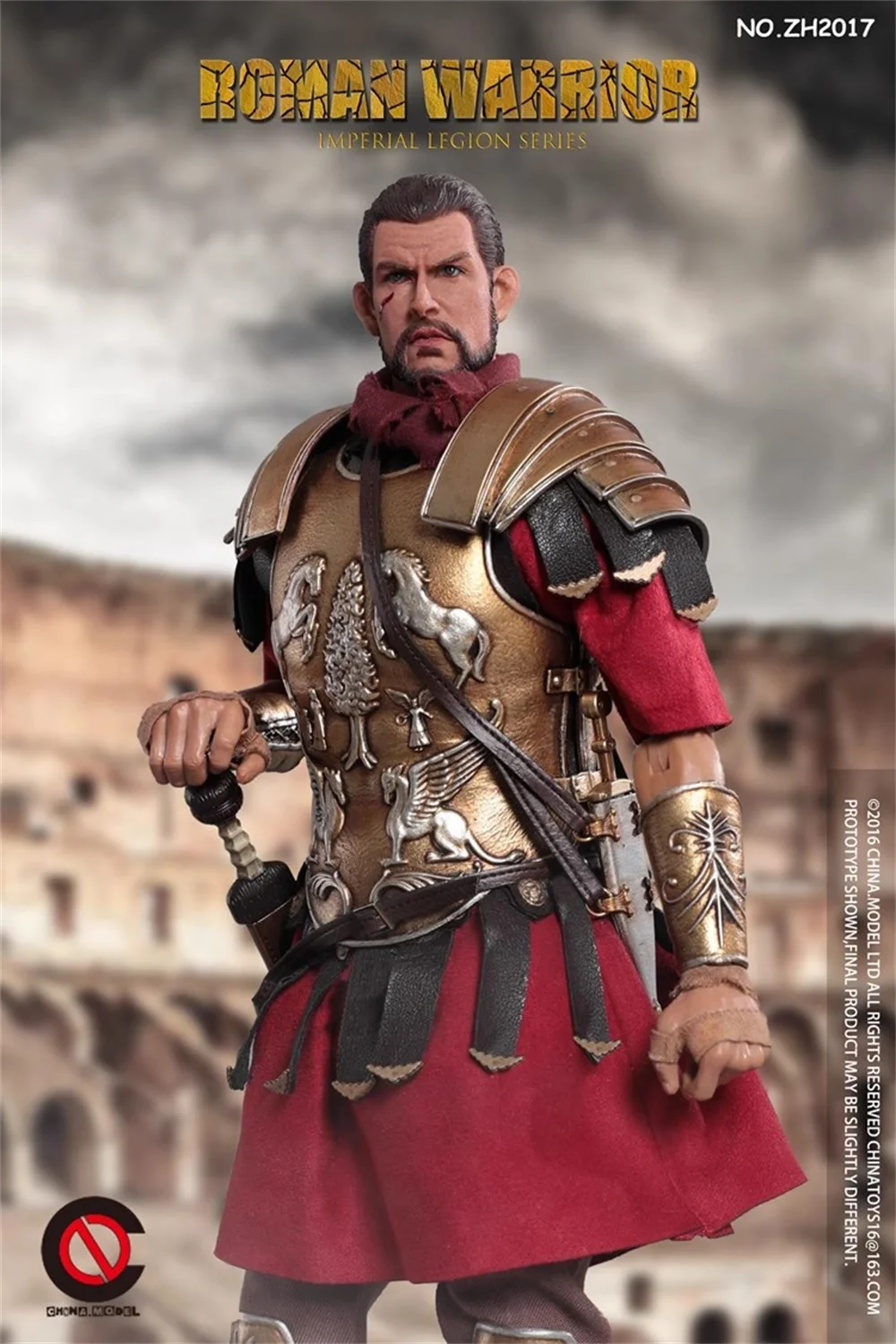 1/6 ZHTOYS ZH017 Vintage Old Roman Warrior Tough Guy Soldier Doll Full Set Moveable Action Figure Gift For Fans Collect