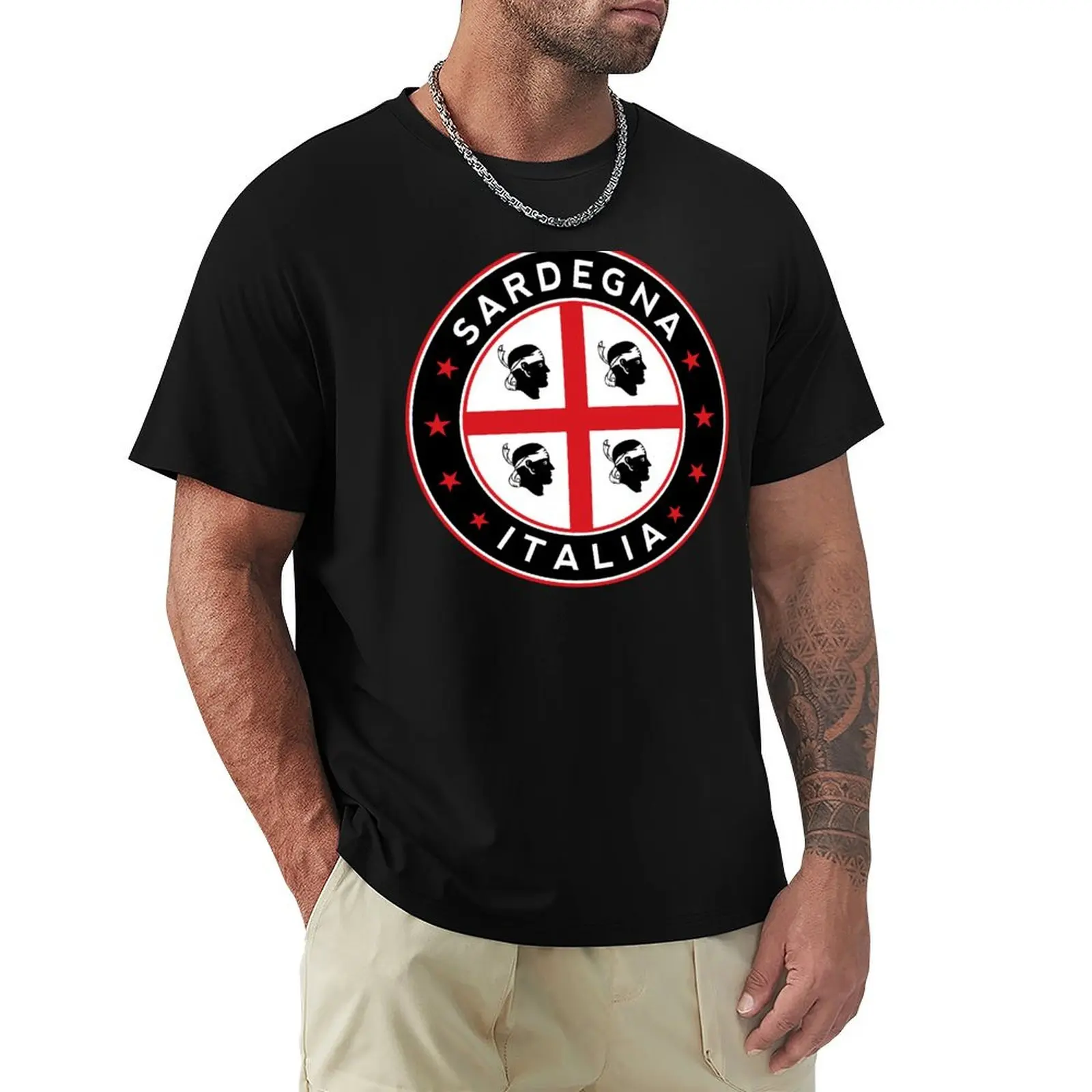 Sardegna Italia, Sardinia Italy T-Shirt Work Casual Loose Fit T-Shirt