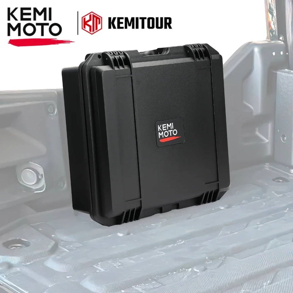 

Durable Tool Box for UTV ATV and Everyday Use Portable Organizer with DIY Foam Inserts Waterproof and Quick Lock Design