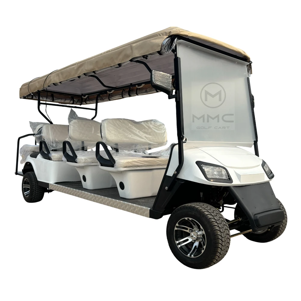 سعر المصنع ماركة مخصصة 4000/5000/7500 واط محرك تيار متردد 48/60/72 فولت 6 8 شخص الألواح الشمسية عربة جولف كهربائية الذهاب كارت الكبار