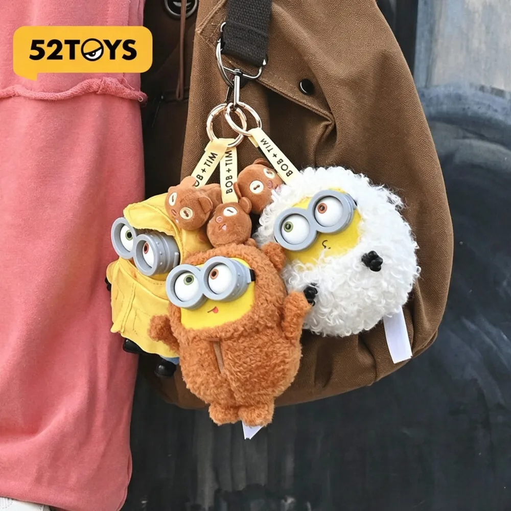 IN STOCK!52TOYS BOB&TIM Minions Better Together Series Anime Cute Cartoon Gifts Blind Box Keychains Figure Model Trendy Toy Gift - view 6
