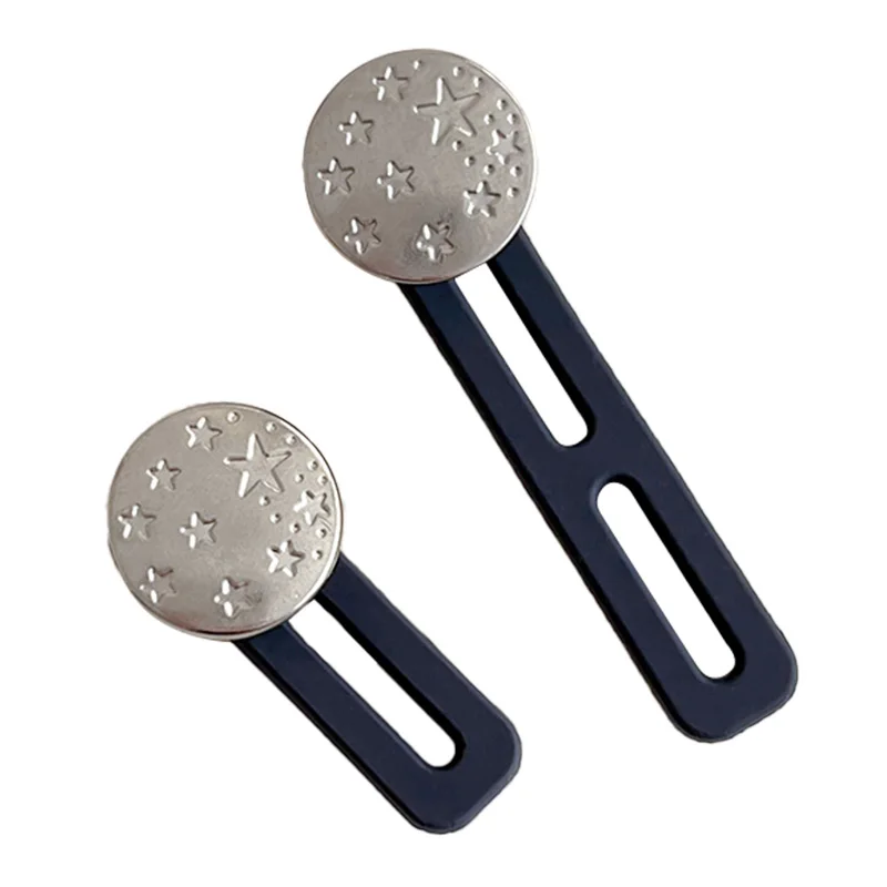 Jeans Waist Adjustment Buckle, Extended Removable Button, Random Delivery