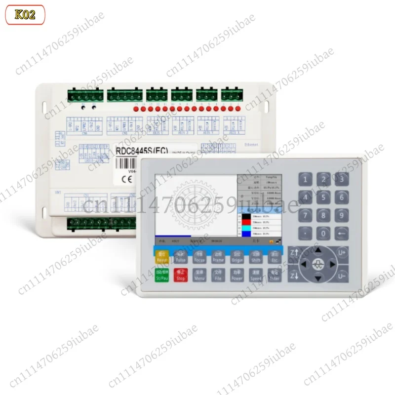 for Ruida CO2 Laser Controller Mainboard & Panel, Replacement for RDC8445S RDC6442G RDC6445G Engraving Machine