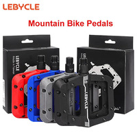 Lebycle MTB Bike Nylon Pedal Bearing Mountain Bike Pedals High-Strength Non-Slip Bicycle Pedals Bike Cycling Accessories