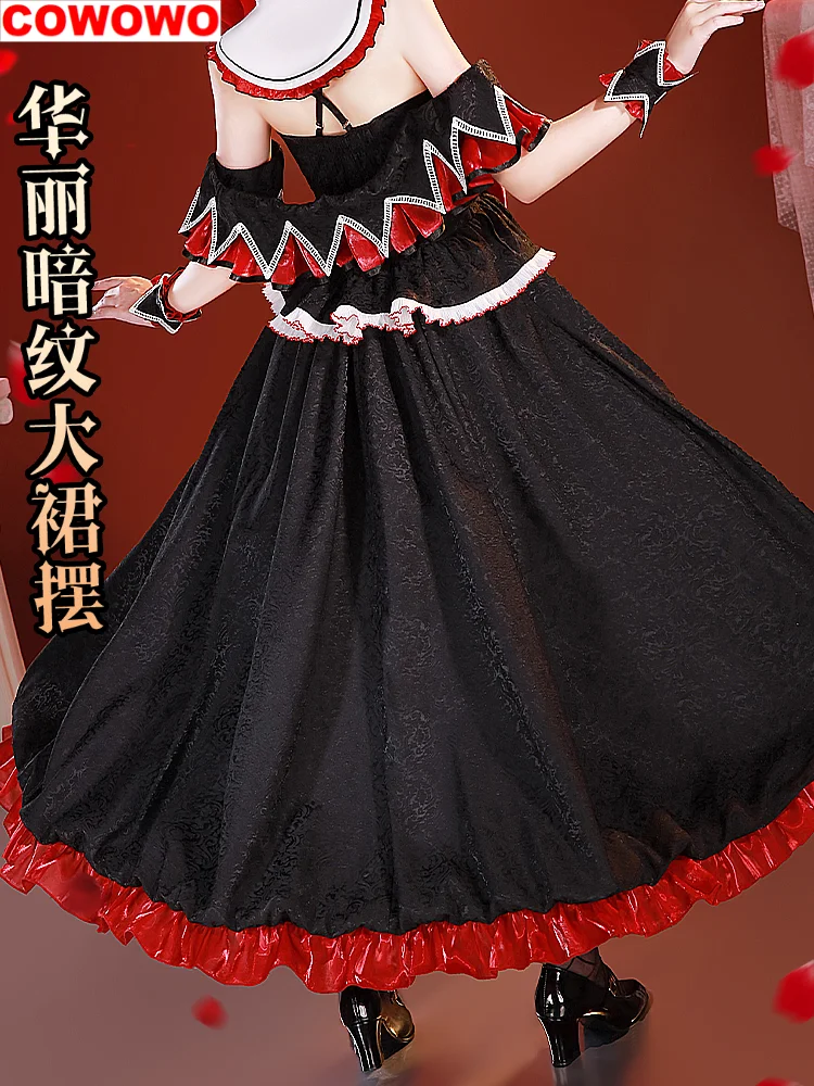 Date A Live Tokisaki Kurumi Gorgeous Sexy Dress Cosplay Costume Cos Game Anime Party Uniform Hallowen Play Role Clothes Clothing