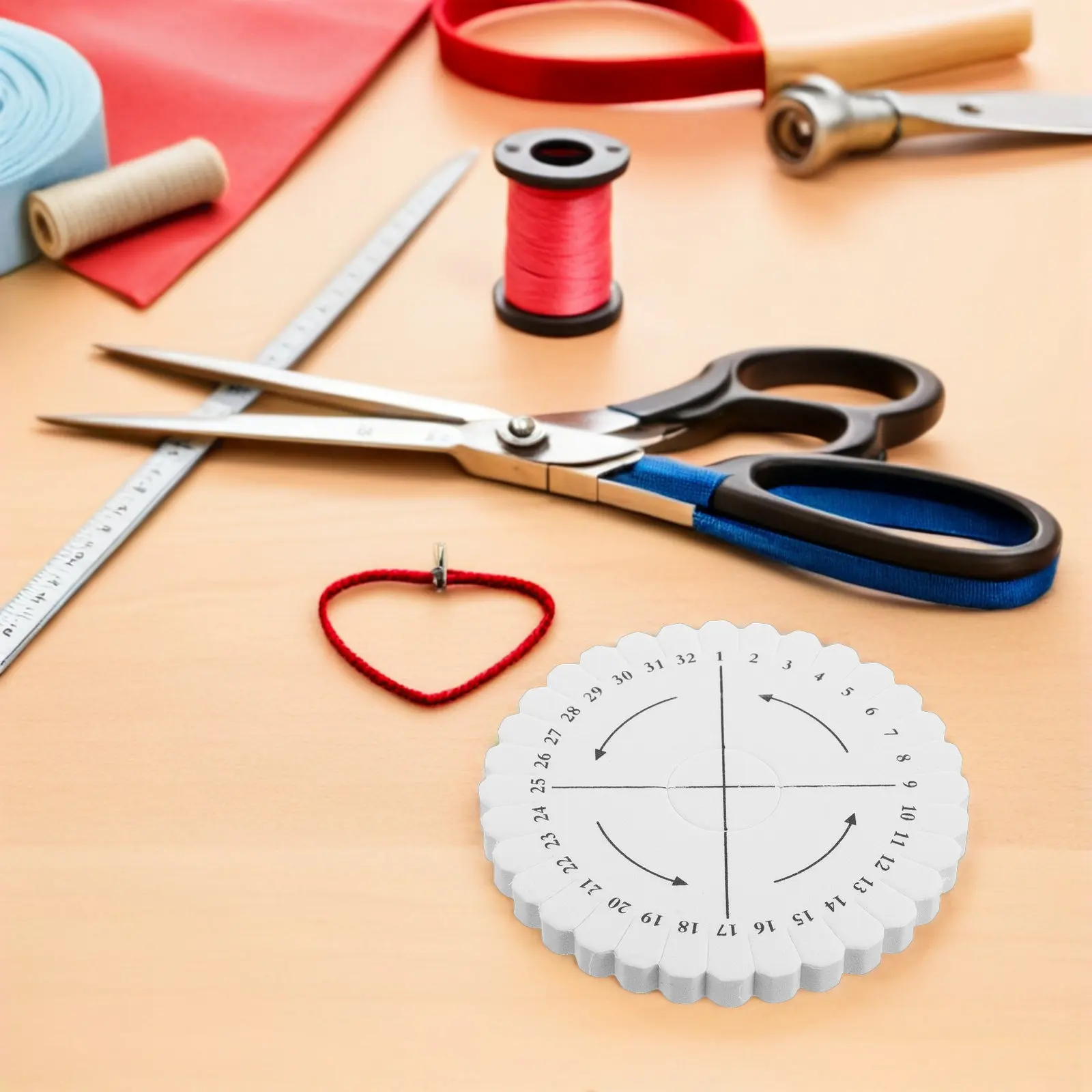 20Pcs Flexible Braiding Disk Round Friendship Bracelet Weaving Board Portable Hand Weaving Auxiliary Tool Beginner Advanced