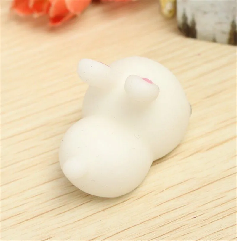 Mochi  kawaii Cute Bunny Rabbit Squishy Squeeze Healing Stress Reliever Toy Gift Decor