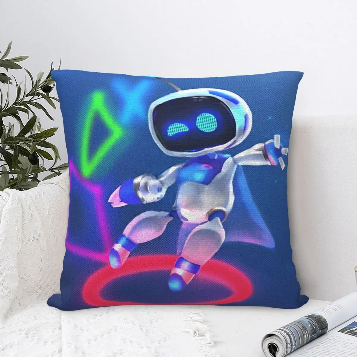 ASTRO-BOT Pillowcases Stuff Printed Cushion Cover Pillow Covers Seat Decorations Square Multi-Size