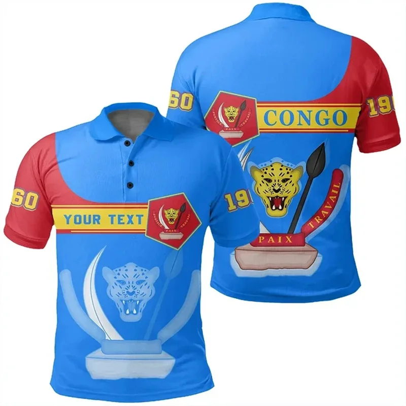 Ethiopia Polo Shirt Lion Of Zion For Men Women Summer Fashion Y2k Tops Clothes Ethnic Harajuku Shirts Kid Polo Shirts Street Top