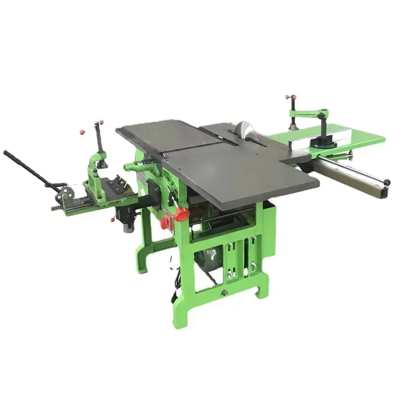 

【Best-selling】High-Power 343 Flat Pressure Planer Four-in-One Multifunctional Woodworking Machine Tool Includes Drill Saw Table