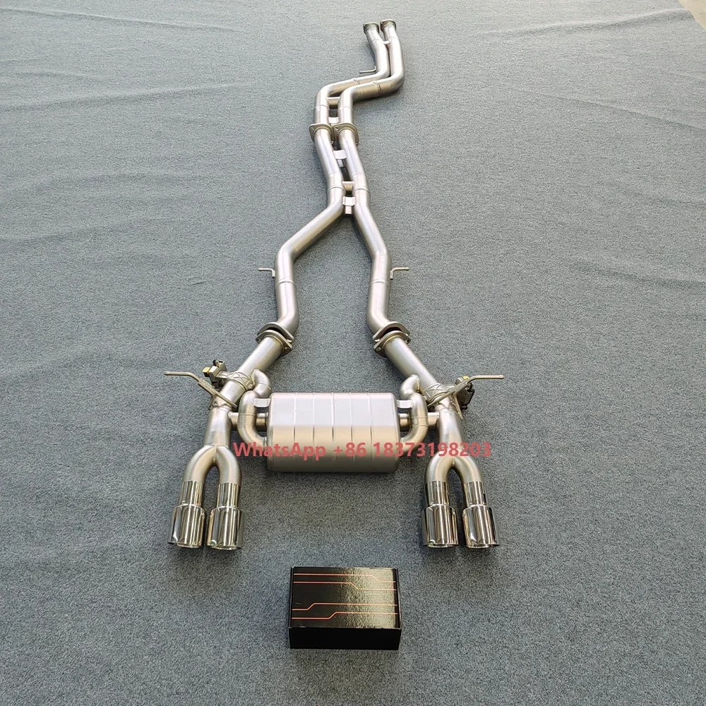 

Stainless Steel Catback Muffler Exhaust System for F80 F82 M3 M4 Valvetronic Exhaust with tips