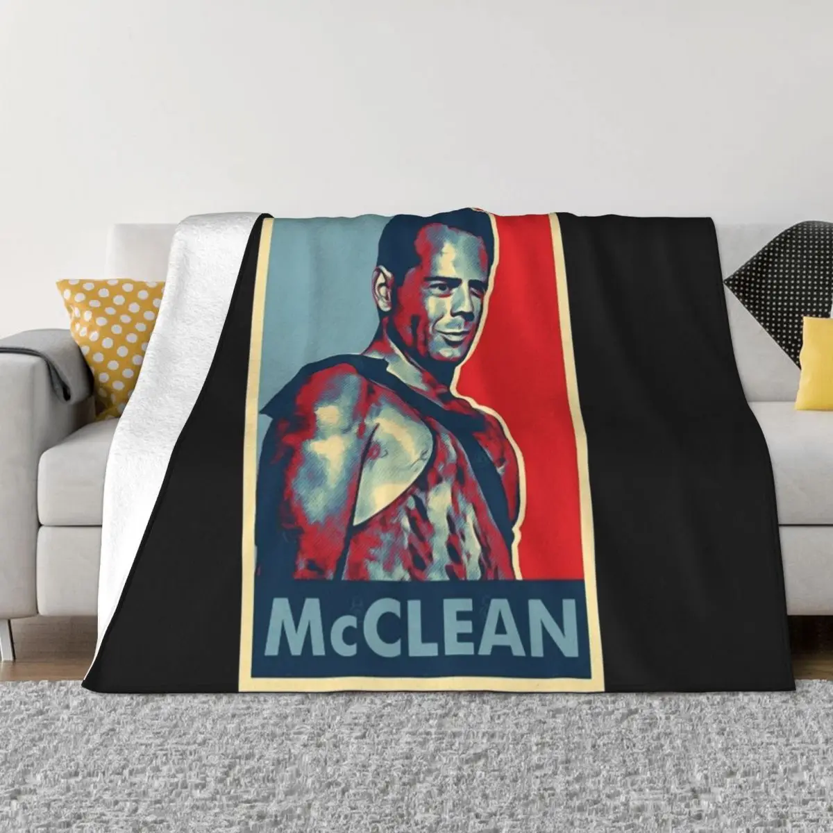 Pop John Mcclane Throw Blanket christmas decoration for babies Blankets