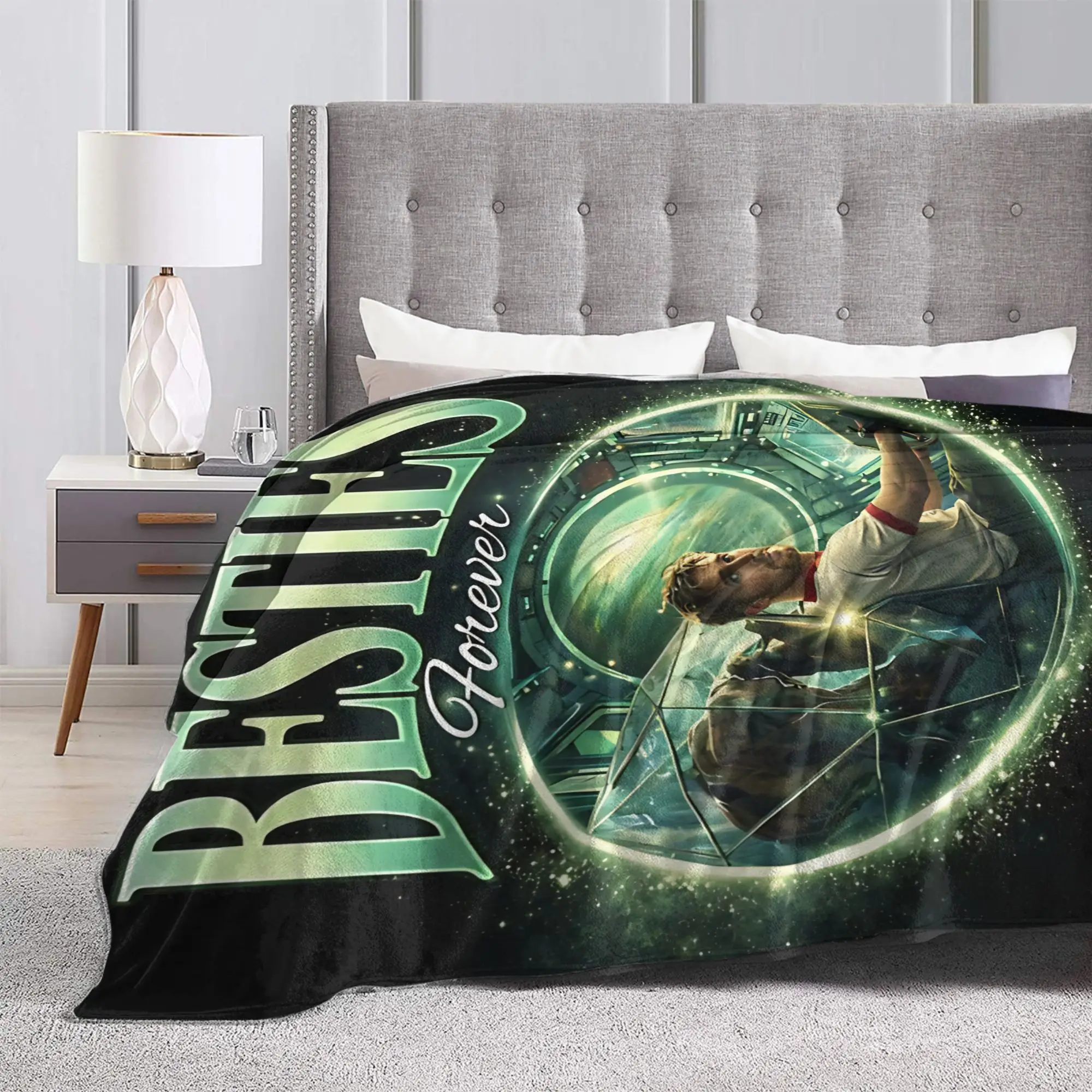 Besties Forever - Grace Project Hail Mary Blanket  Plush Funny Breathable Throw Blanket for Bedding Lounge Decoration