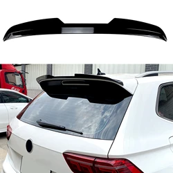 For Volkswagen Tiguan R-Line VW Rline 2017-2023 Rear Roof Spoiler Wing Gloss Black/Carbon Fiber Look Trunk Upper Splitter Lip