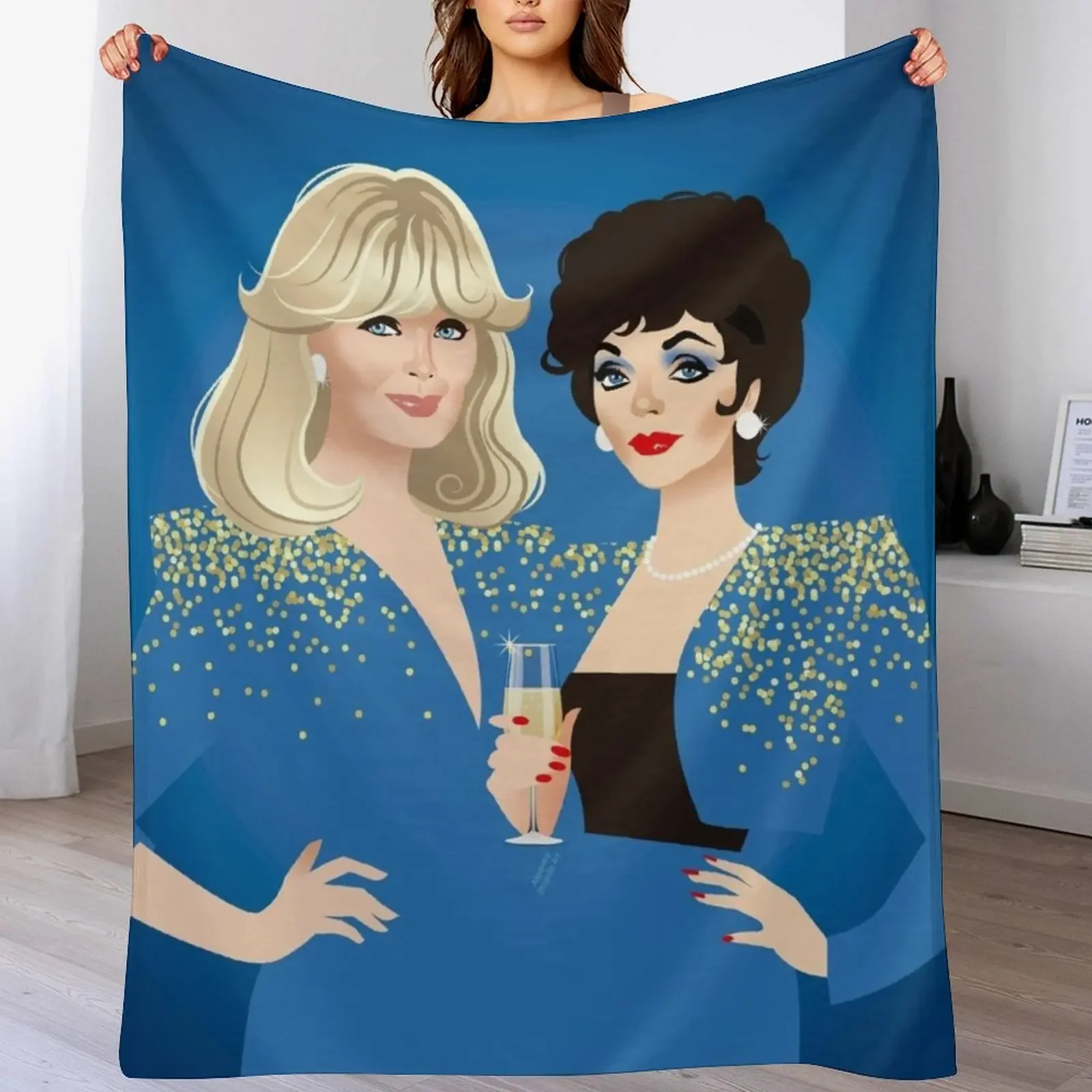 Frenemies Throw Blanket Summer Decoratives Comforter Blankets