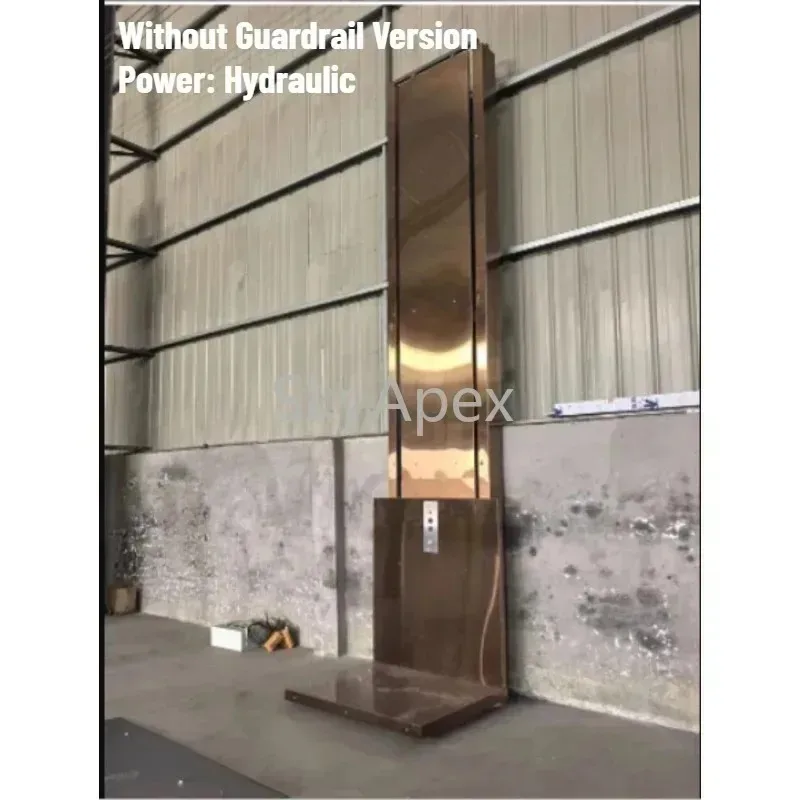 Deposit Professional Customization Home Elevator Small Simple Hydraulic Lift Self-built House Villa Loft  Duplex Elevator