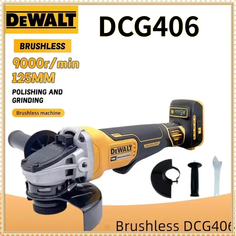 

Аккумуляторная угловая шлифовальная машина Dewalt DCG406 125 мм: высокопроизводительная, с превосходной функцией резки и полировки, бесщеточная.