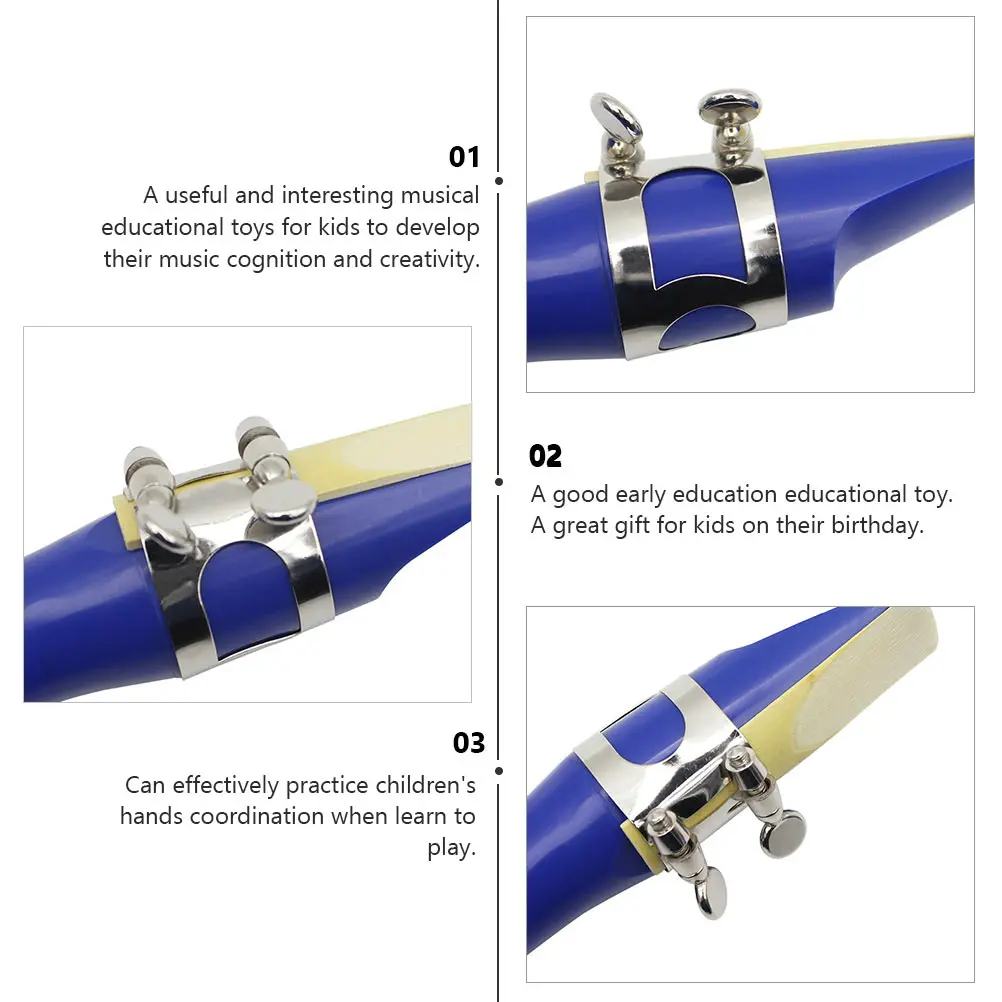 

Beginner Sax Saxophone Kid Resin Student Musical Instrument Instruments for Kids Toy