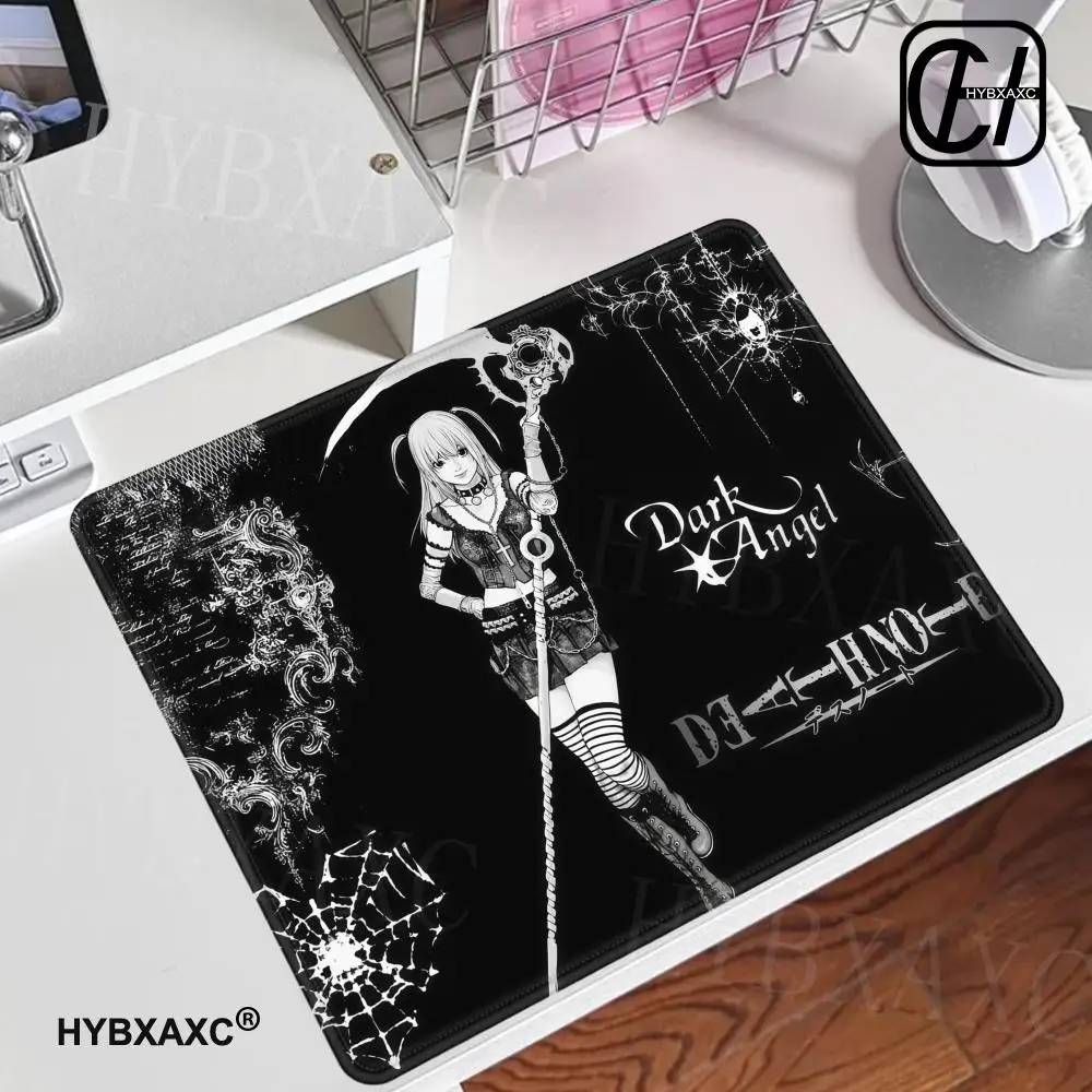 HYBXAXC New Cute Misa Amane Mouse Mat Death Note Anime Mousepad Computer Lock Edge Mouse Pad Gaming E-sports Non-slip Smalll Pad