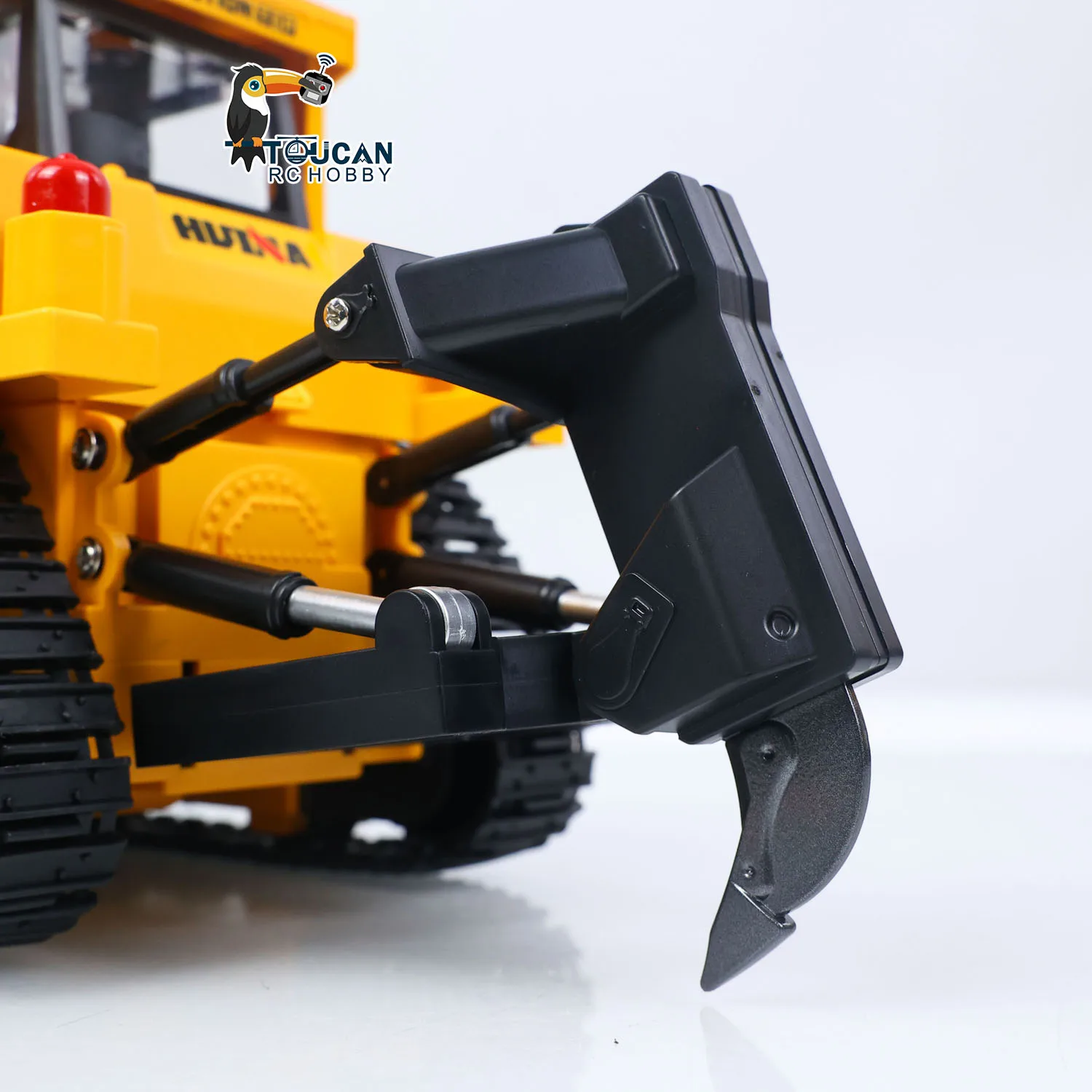 RC Bulldozer HUINA 1554 1/16 Elektrischer Ferngesteuerter Bulldozer RTR Metall-Ripper Lichteffekt Batteriebetriebenes Fertigmodell Geschenke – Detail 20