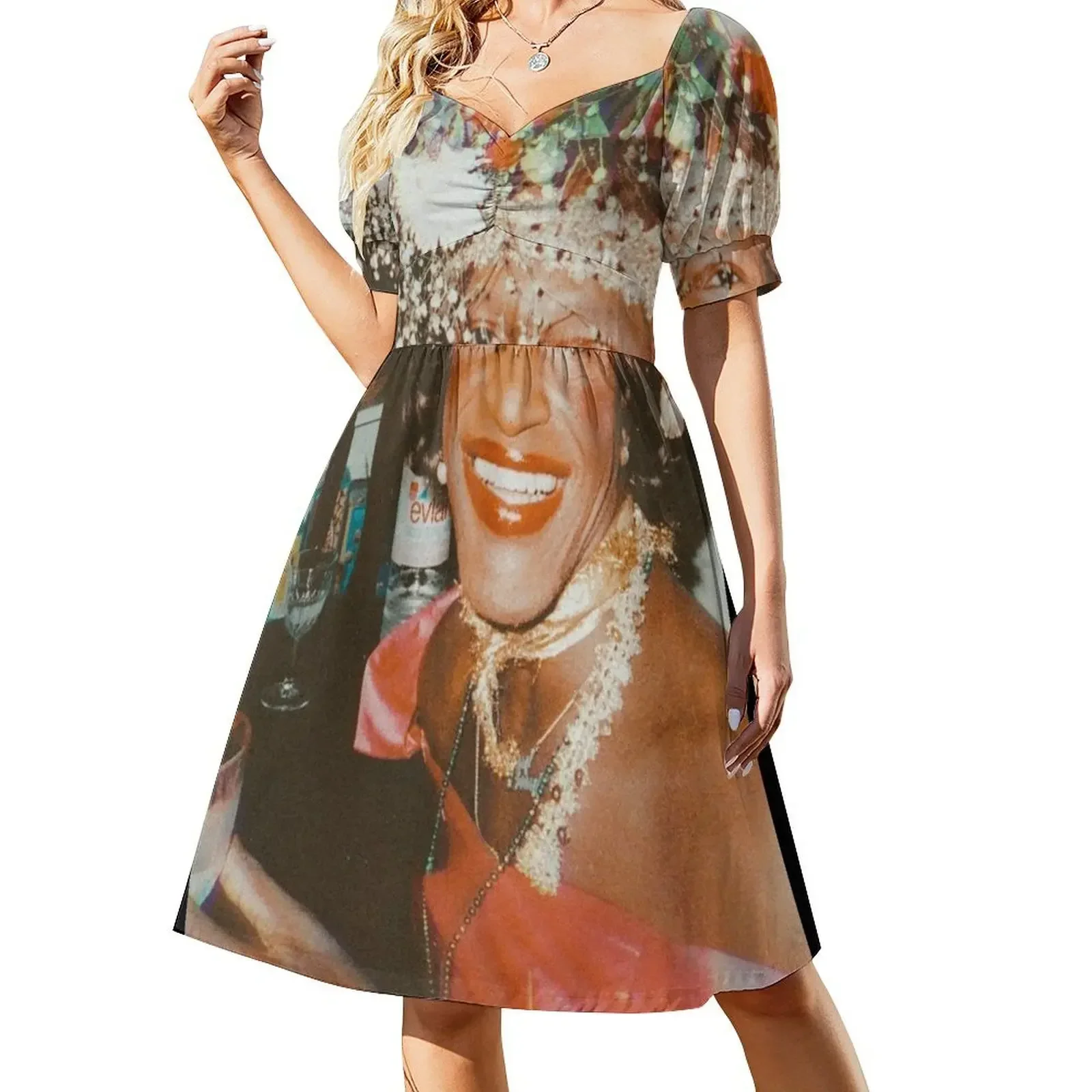 

Marsha P Johnson - Queer History Sleeveless Dress clothes for women women's dresses luxury Dresses Dress