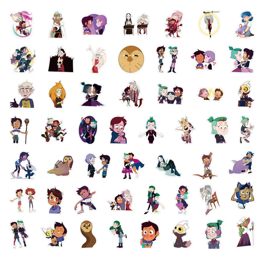 10/30/50/100PCS Disney Anime The Owl House Stickers Cartoon Decal Laptop Luggage Scrapbook Phone Car Waterproof Sticker Kid Toy